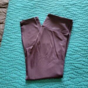 Zyia Plum Metallic Light n Tight Hi-rise 7/8 Leggings